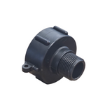 1000L IBC Adaptor – S60x6 to BSP or Camlock (Polypropylene)