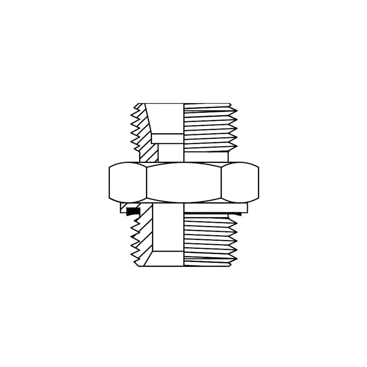 ORFS Female Cap Hydraulic Adaptors