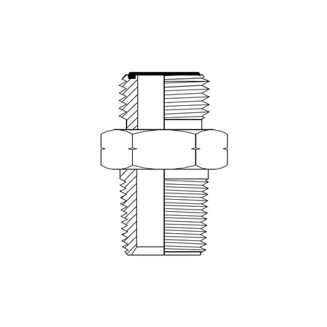 ORFS Male × NPT Male | Hydraulic Adaptor | Tas Hose