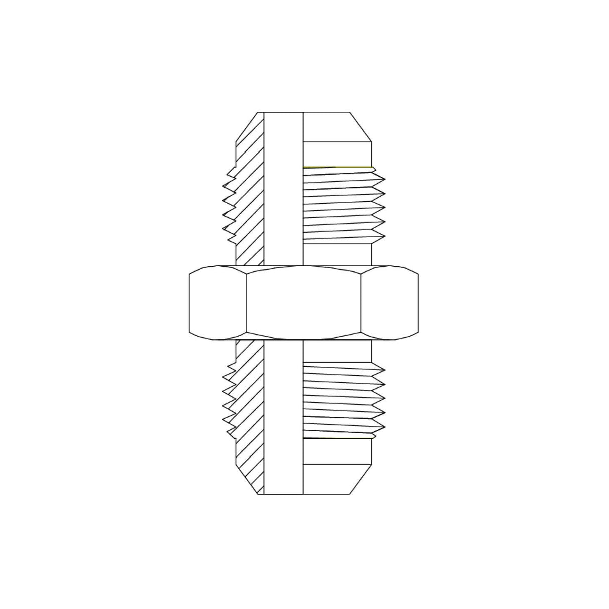1J - JIC MALE X JIC MALE NIPPLE