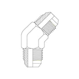 JCM-JCM45 - JIC Male x JIC Male 45° Elbow