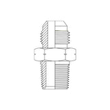 1JN - JIC MALE X NPT MALE NIPPLE