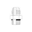 JIC MALE - UNO MALE HEX NIPPLE - Hydraulic Adaptor