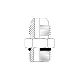 JIC MALE - UNO MALE HEX NIPPLE - Hydraulic Adaptor