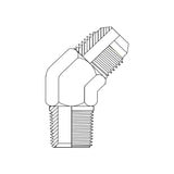 1JT4 - JIC MALE X BSPT MALE 45DEG ELBOW