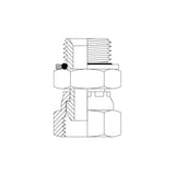 2GB - BSPP MALE X BSPP FEMALE SWIVEL UNION