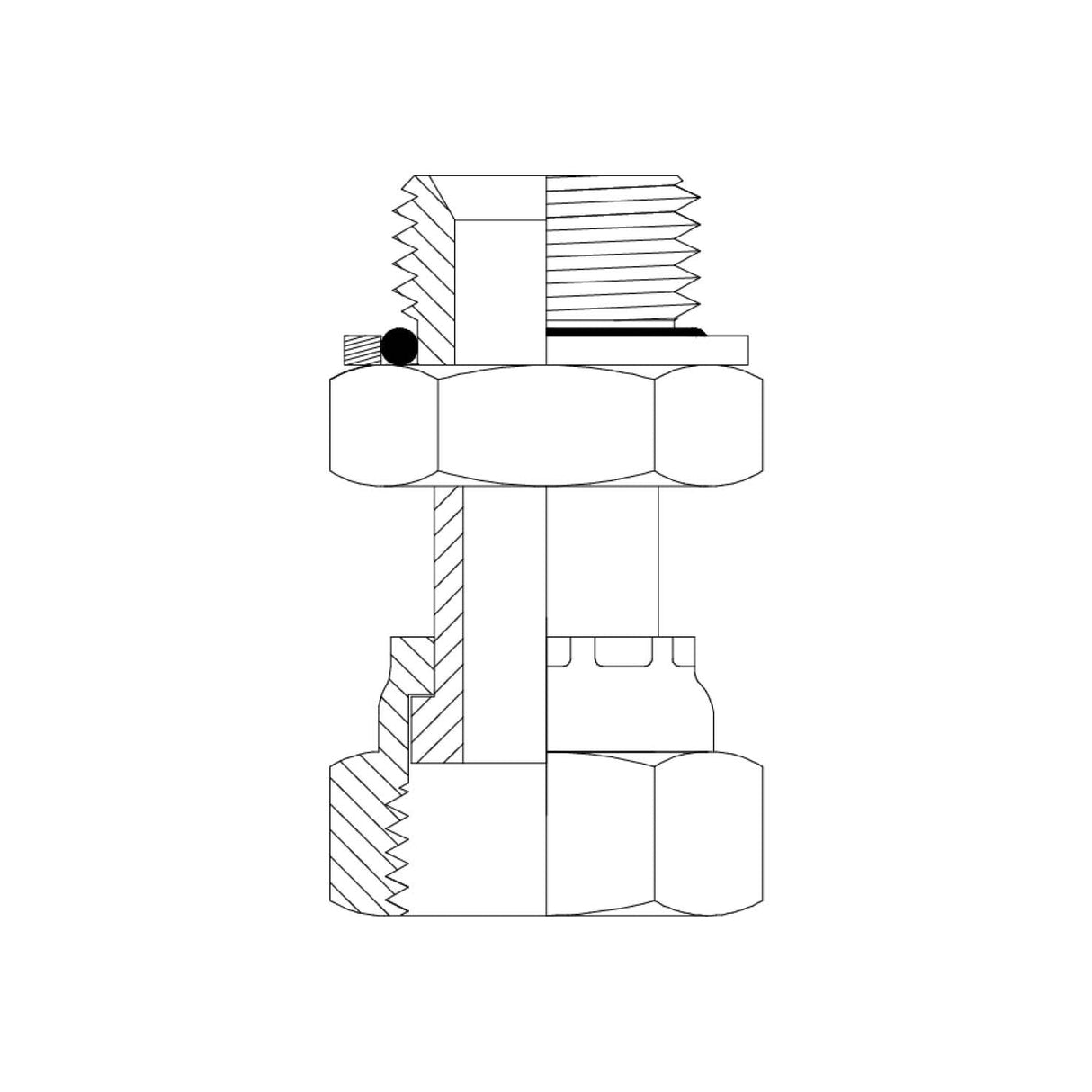 BPM-OFFX - BSPP Male x ORFS Female Swivel