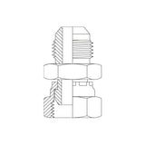 JIC Male — BSPP Female Swivel | Hydraulic Adaptor