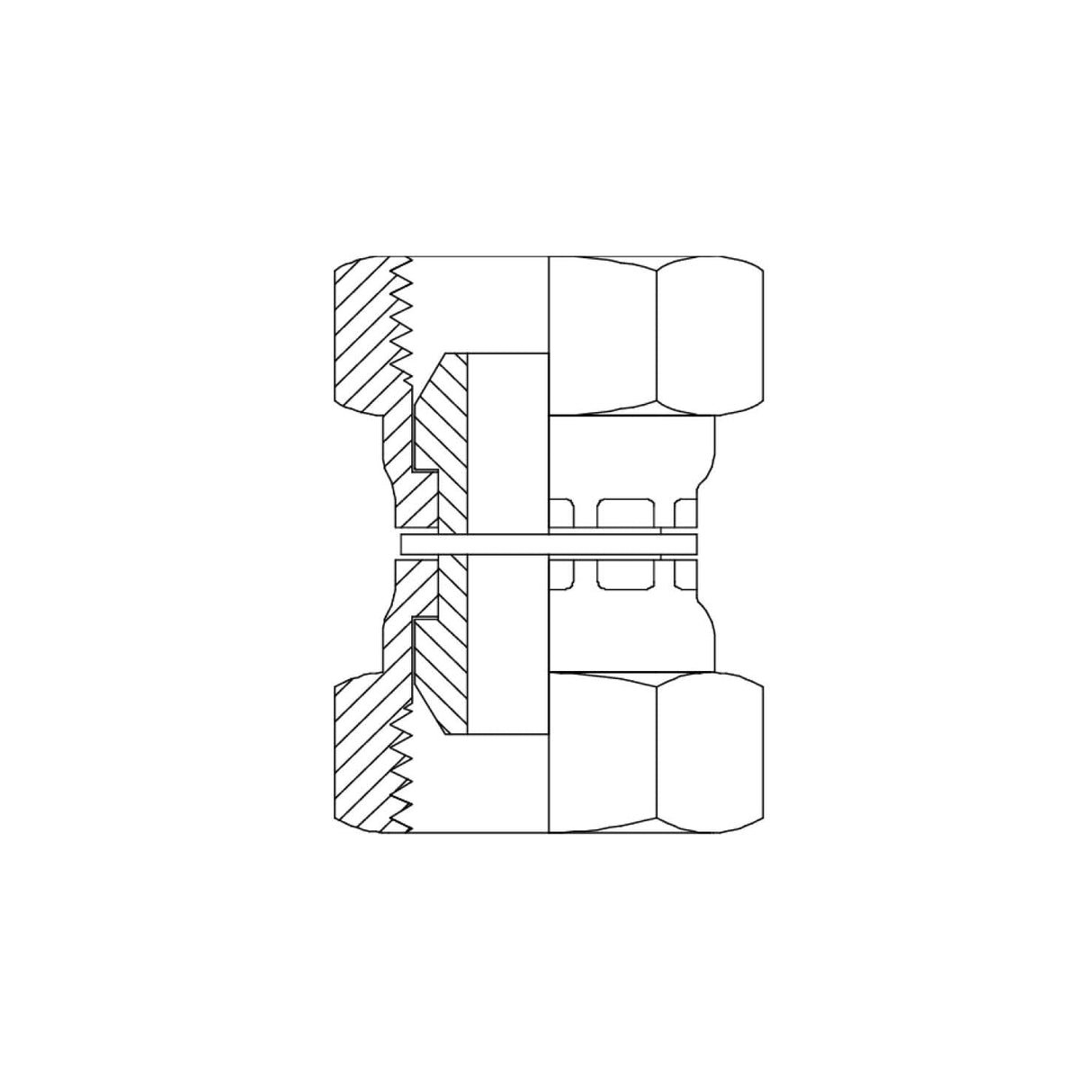 BSP Female Swivel x BSPP Female Swivel