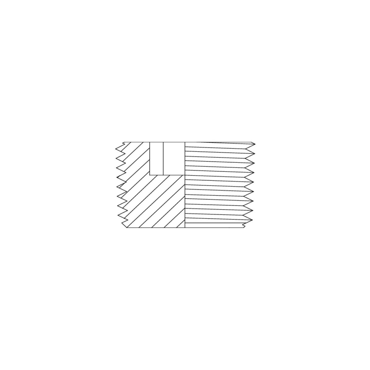 4T-N - BSPT INTERNAL HEX MALE PLUG