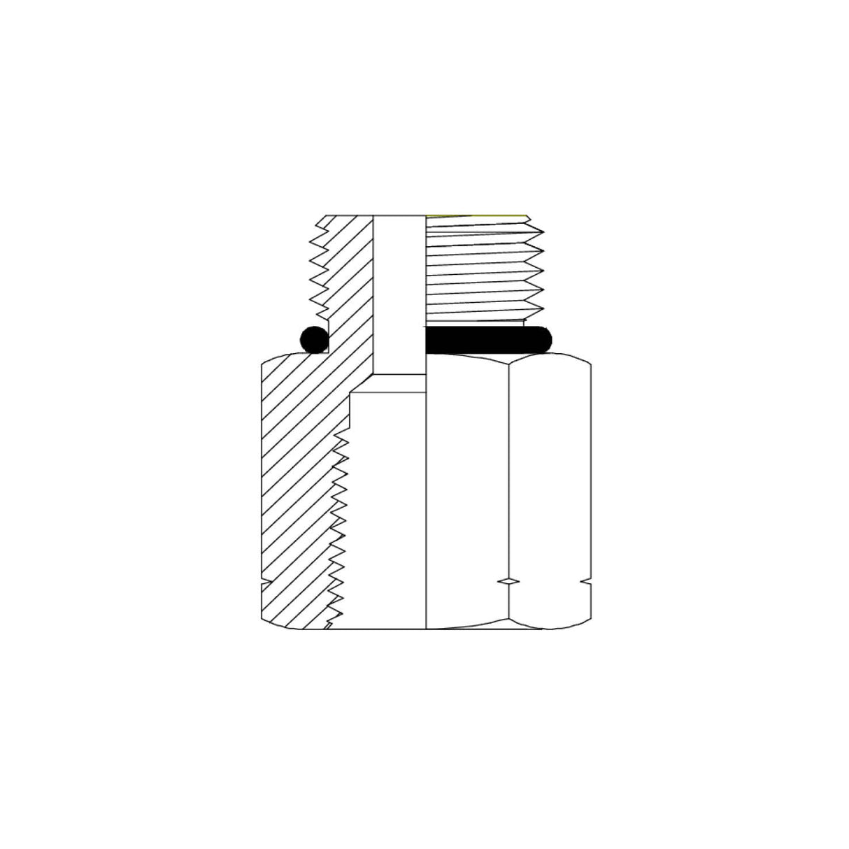 5ON - UNO MALE X NPT FIXED FEMALE