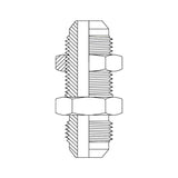 6J - JIC MALE BULKHEAD X JIC MALE