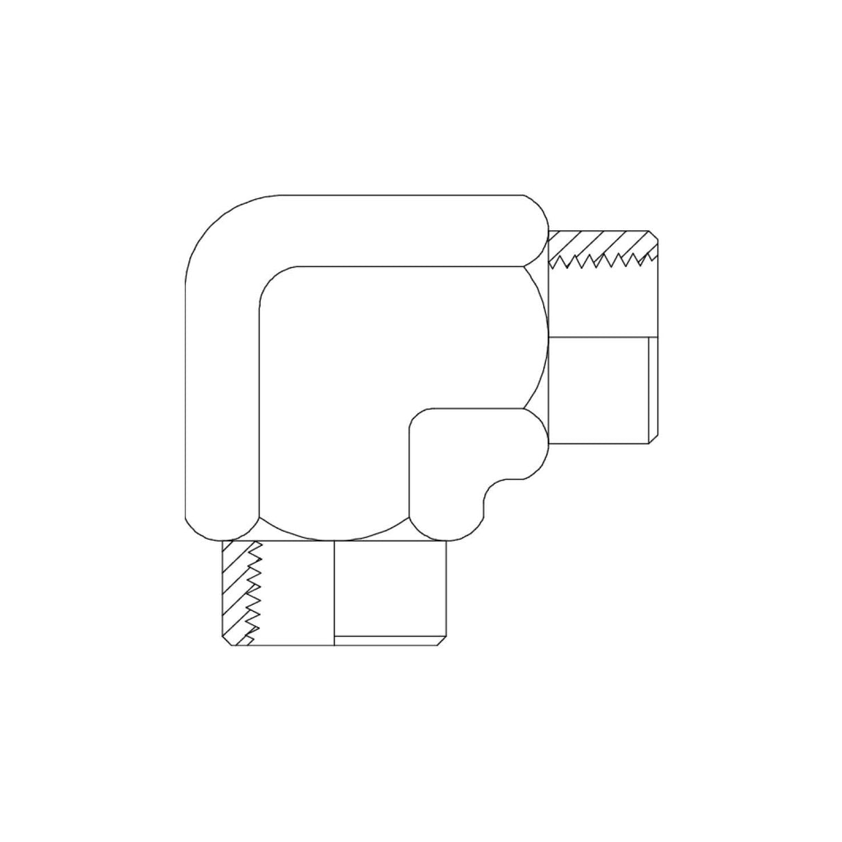 7N9 - NPT FEMALE X NPT FEMALE 90DEG ELBOW