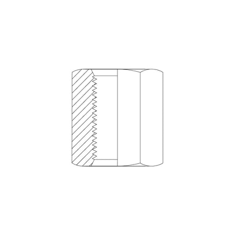 UNF-UNF – UNO Fixed Female × Female Socket | Hydraulic Adaptor | Tas Hose