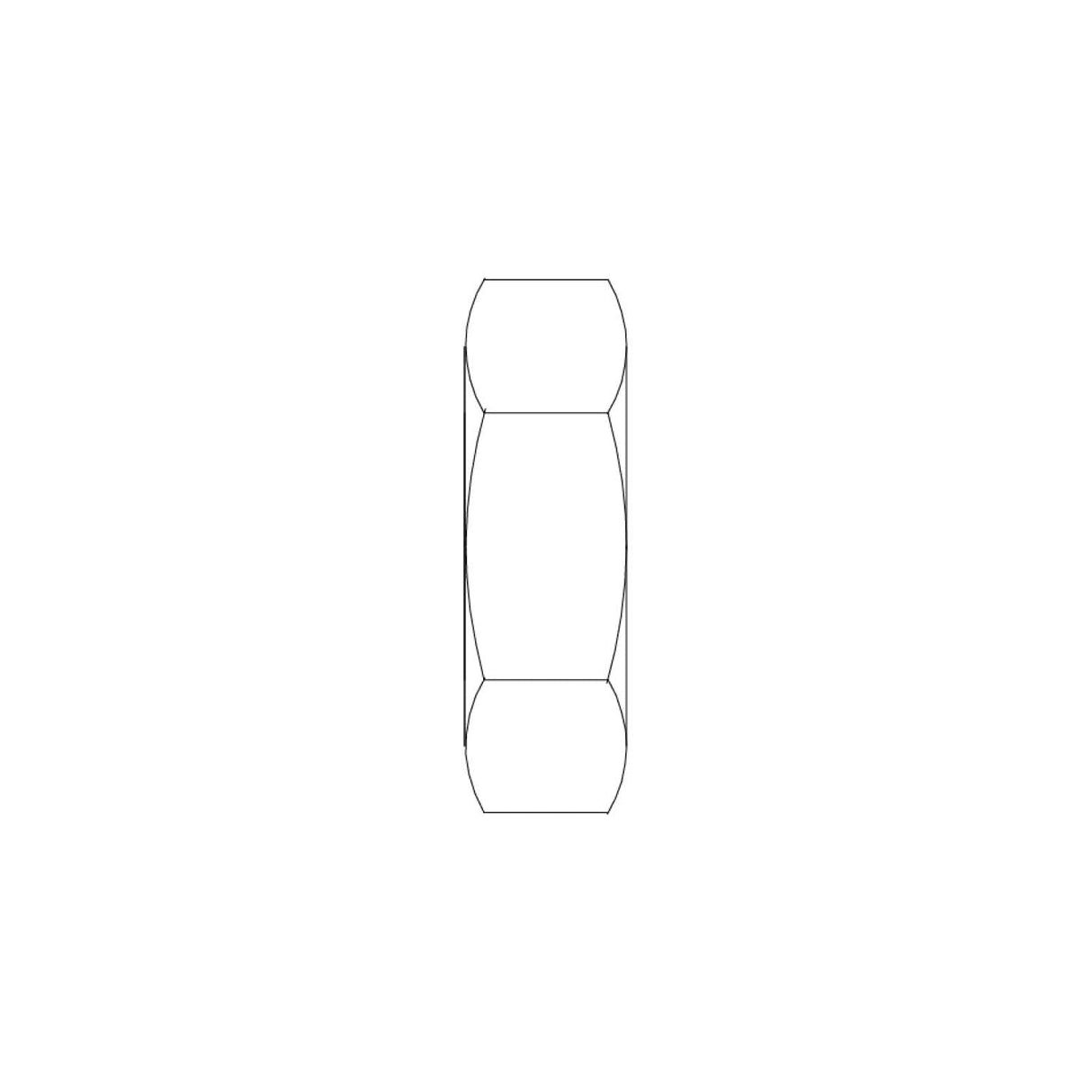 8F - ORFS BULKHEAD NUT