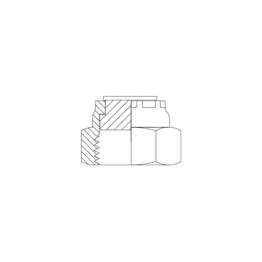 JIC Male to JIC Male Bulkhead to JIC Male Run Tee Hydraulic Adaptors