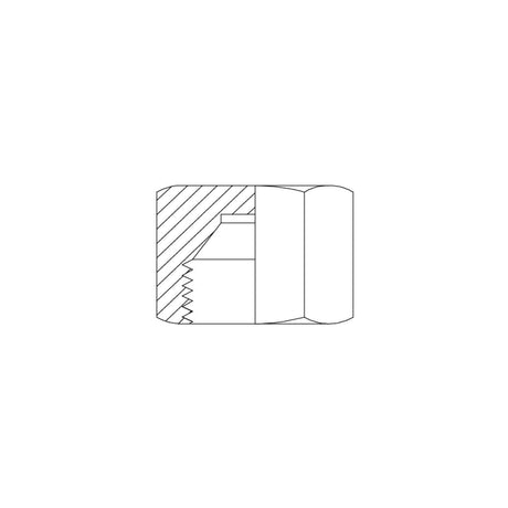 JIC Male to JIC Male Bulkhead to JIC Male Run Tee Hydraulic Adaptors