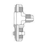 Metric Light Male to Male Bulkhead 90 Degree.
