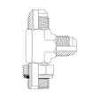 Metric Light Male to Male Bulkhead 90 Degree.