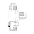 JIC Male × BSPP Male Run Tee | Hydraulic Adaptor