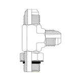 Metric Light Male to Male Bulkhead 90 Degree.