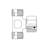 Metric Heavy Male to Male Bulkhead 90 Degree.