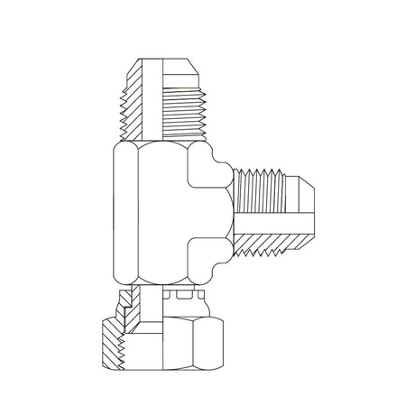JIC MALE - UNO MALE HEX NIPPLE - Hydraulic Adaptor