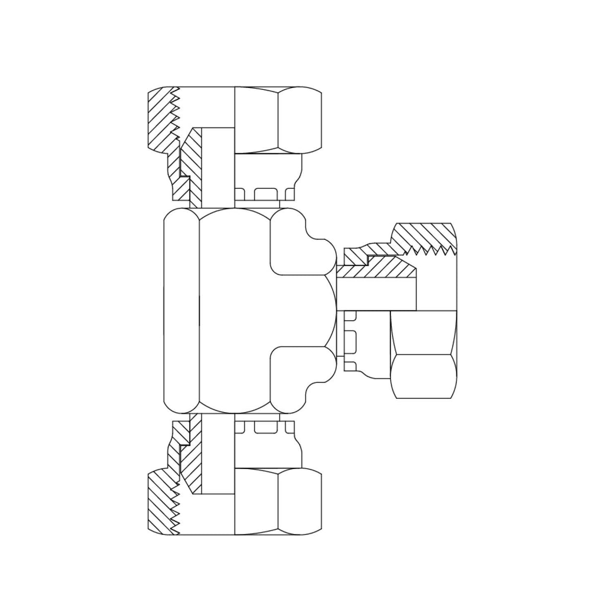 JIC MALE - UNO MALE HEX NIPPLE - Hydraulic Adaptor