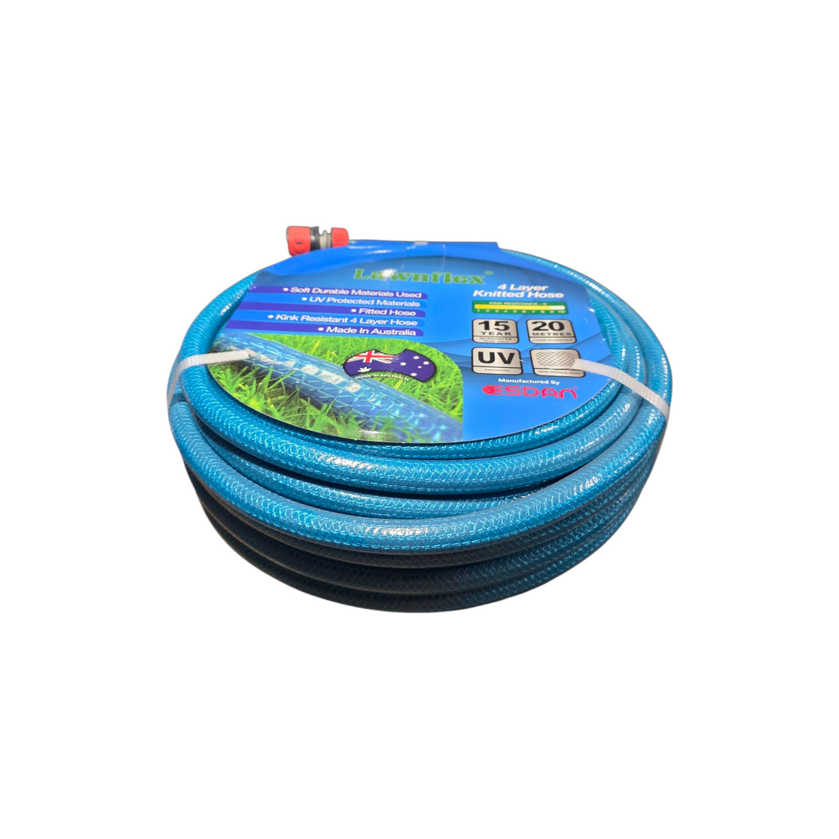 Lawnflex® Aqua Blue Garden Hose – Made in Australia – ON CLEARANCE