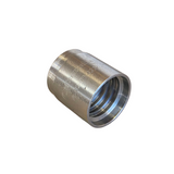 Continental B2 style two-piece crimp ferrule for 1 wire and 2 wire hydraulic hoses made from zinc-plated steel
