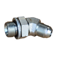 JIC Male × BSPP Male 45° Elbow | Hydraulic Adaptor
