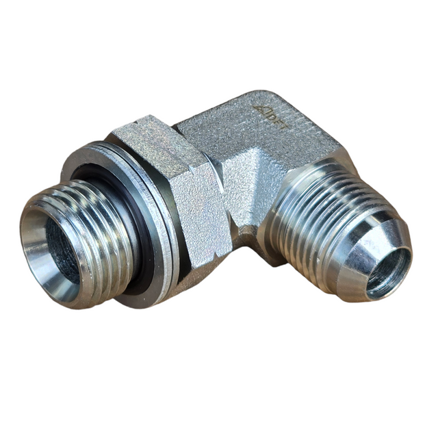 JIC Male × BSPP Male 90° Elbow | Hydraulic Adaptor