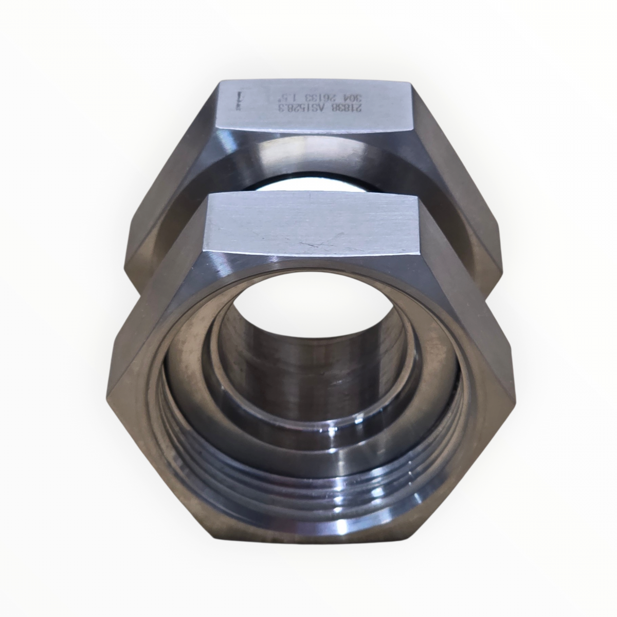 38mm BSM (RJT) Female x Female Union - Custom Welded Stainless Steel