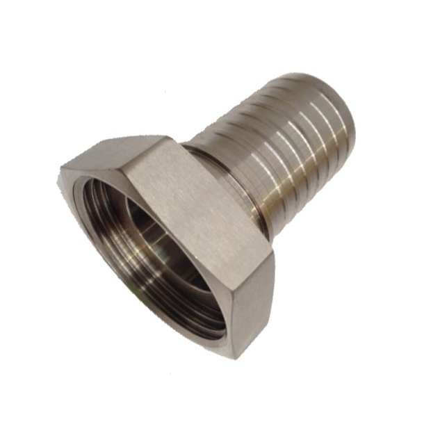 Hygienic Crimp Tail - BSM (CIP) Female With Nut