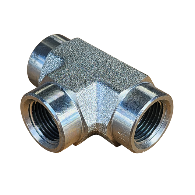 NPT Fixed Female Tee | Hydraulic Adaptor | Tas Hose