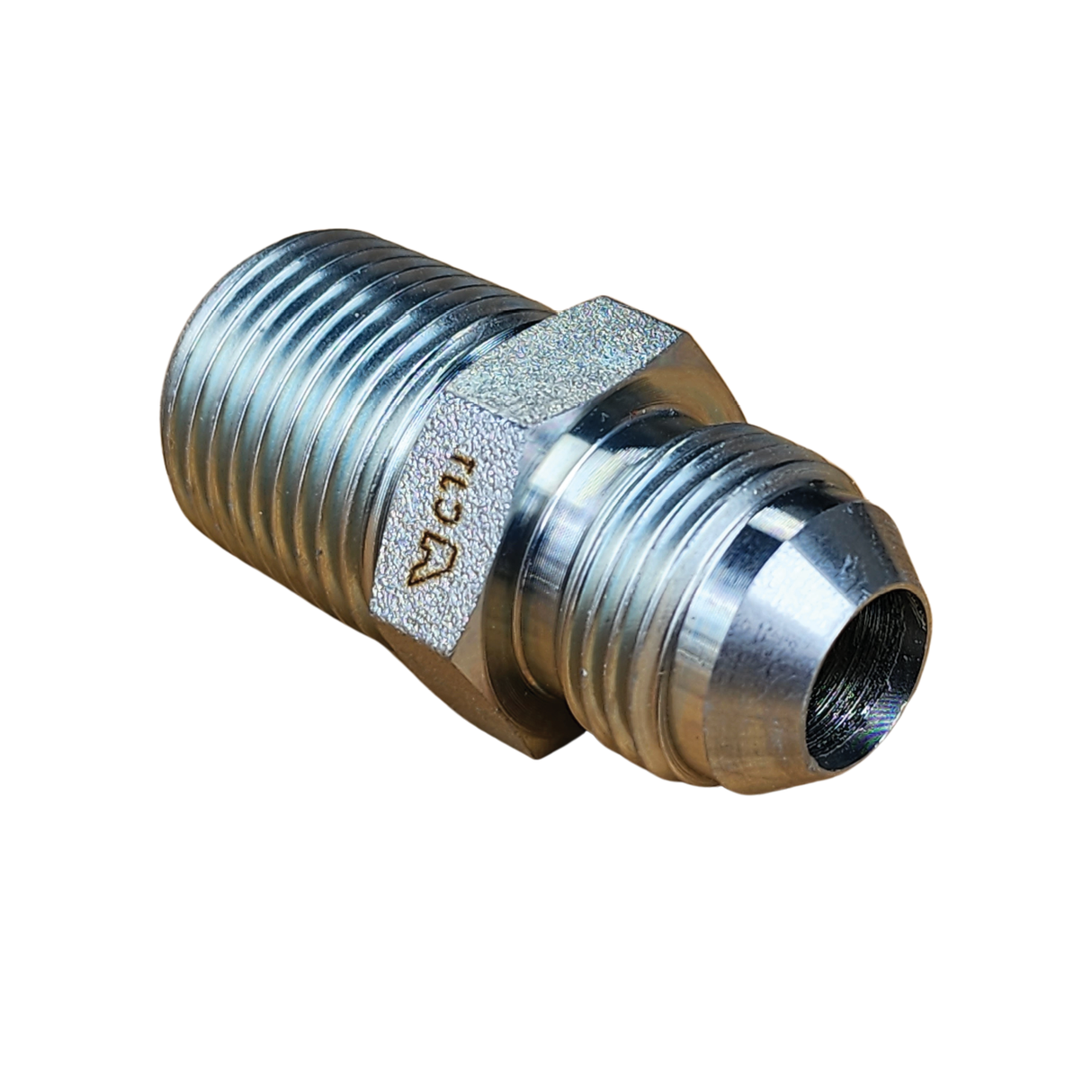 JIC Male x BSPT Male Straight Nipple | Hydraulic Adaptor