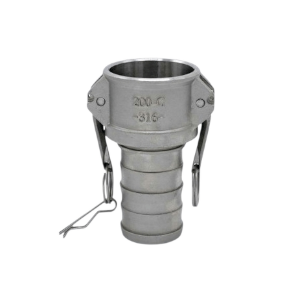 316 Stainless Steel Type C Camlock - Crimp Tail