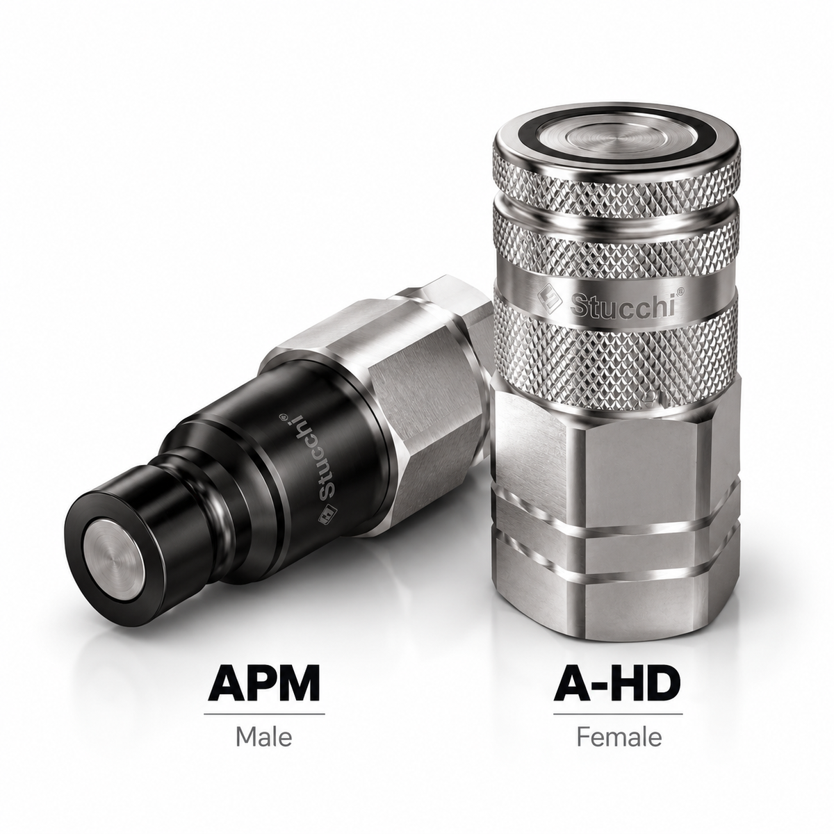 1/2" Connect Under Pressure Flat Face Coupling Set – ISO 16028