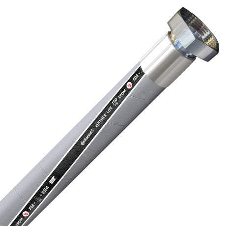 Continental Vintner Lite 38mm winery and beverage hose assembly with 1.5-inch BSM RJT fittings