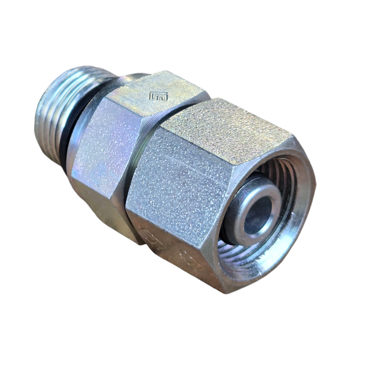 BSPP Male x Metric Heavy Female Swivel Adaptor