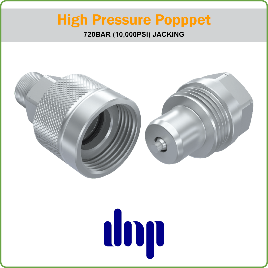 GENUINE DNP ITALIAN JACKING COUPLINGS ISO 14540/720 bar — Tasmanian