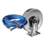 Premium Washdown Hose on Reel  Fortress 300, Stainless Ends