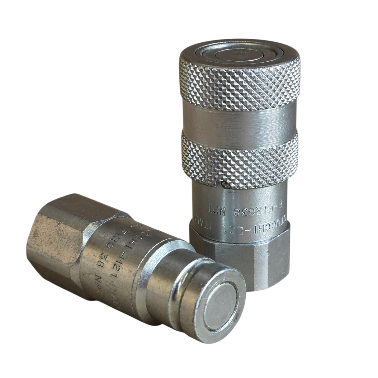CLEARANCE – Genuine Stucchi FIRG 3/8" Flat Face Quick Coupler Set NPT