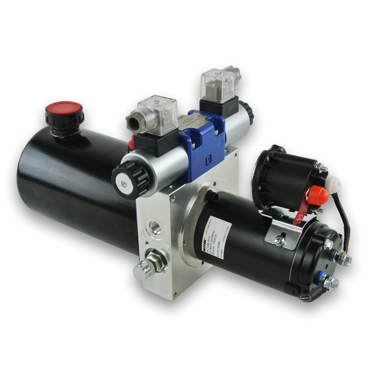 Micro Power Unit 800W 12V Single Acting | Mocen Hydraulic Power Pack