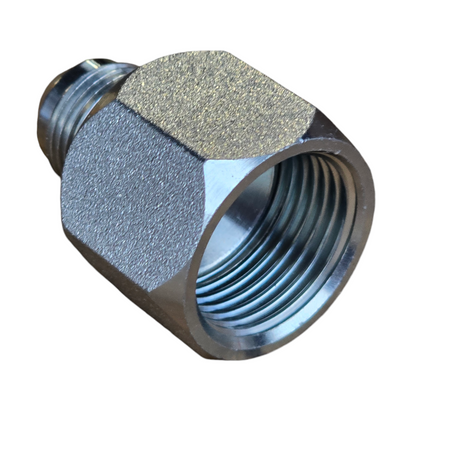JIC Male × JIC Female Expander/Reducer (Nut + Insert)