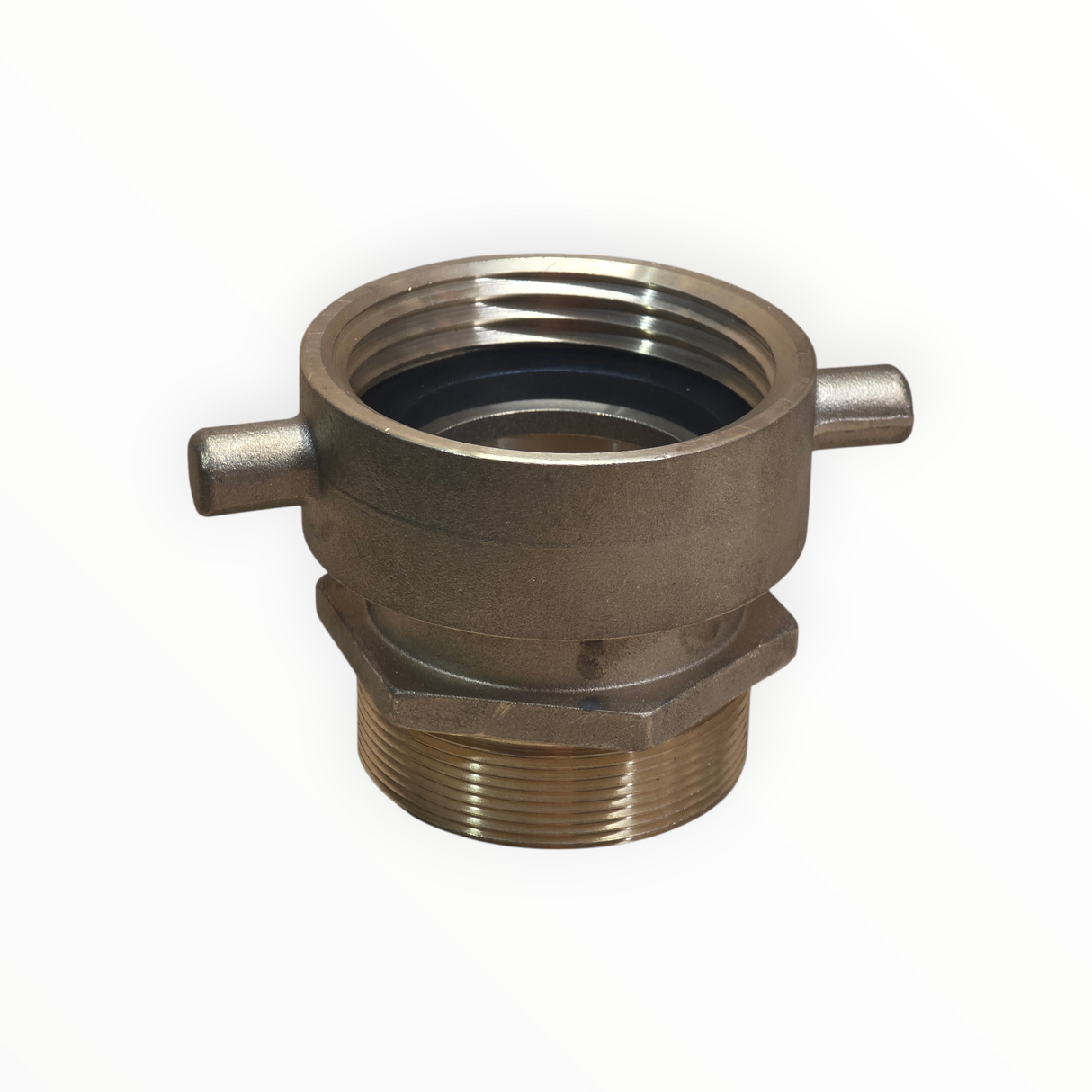 Brass MFB (Melbourne Fire Brigade) Female x BSPT Male Hydrant Adaptor