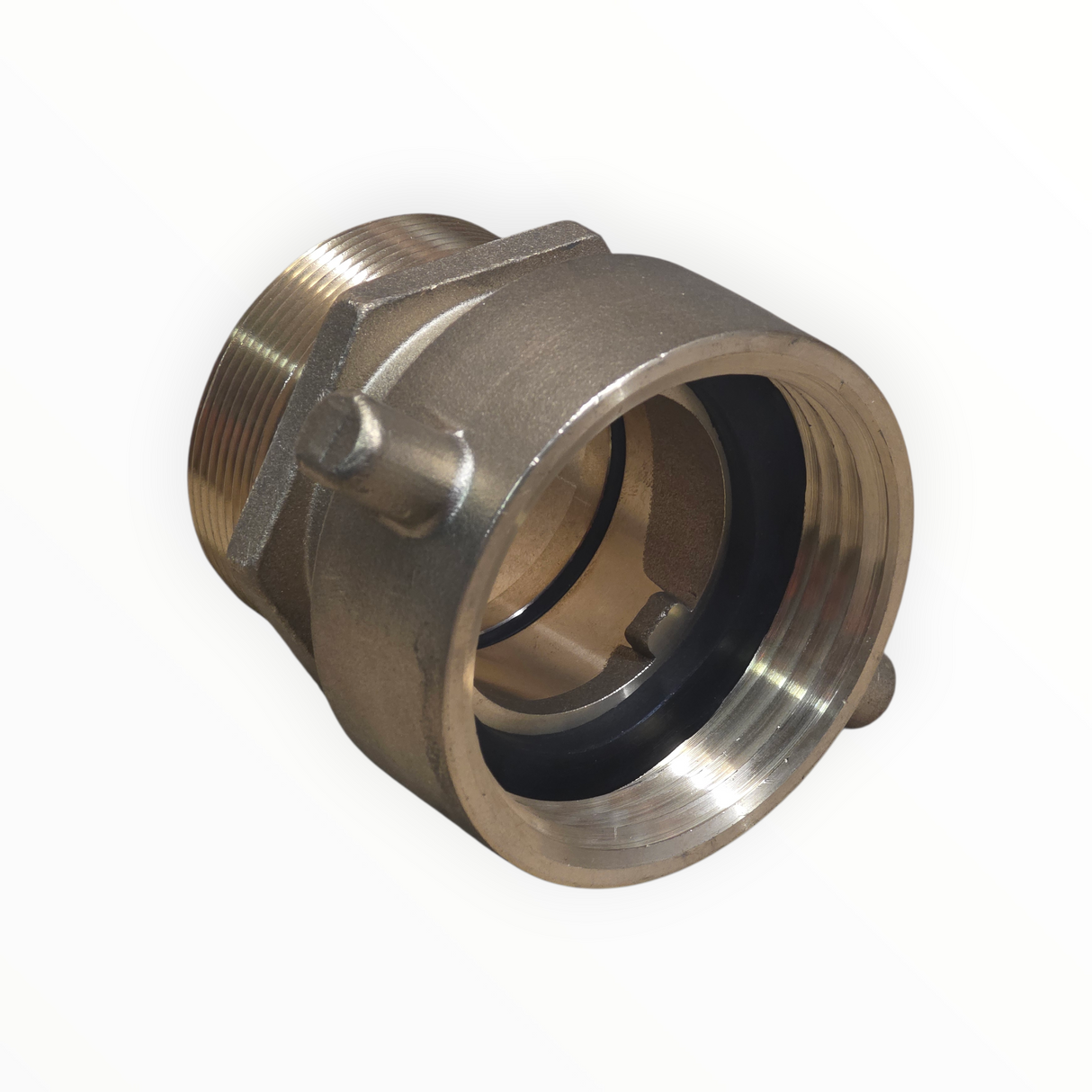 Brass MFB (Melbourne Fire Brigade) Female x BSPT Male Hydrant Adaptor