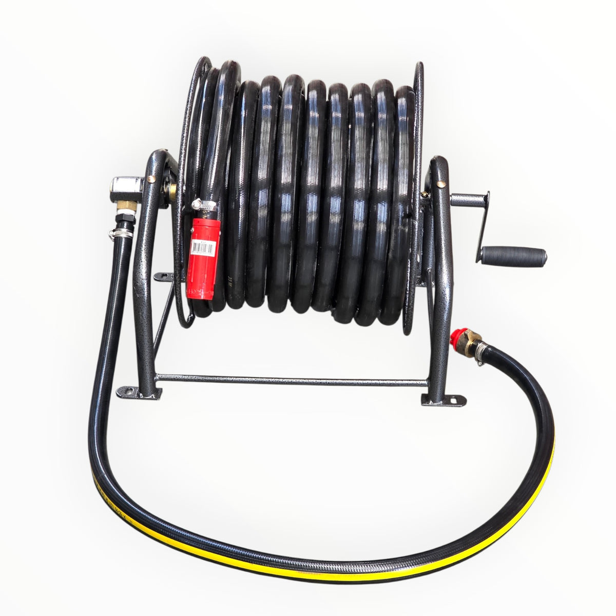Economy Fire Fighting Hose Reel – Manual Rewind – 36m x 3/4" Hose – Complete Kit