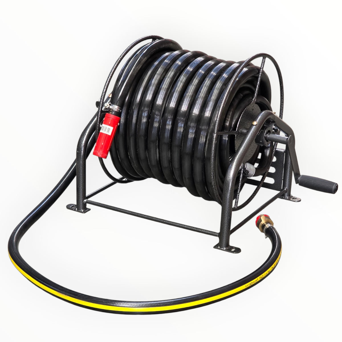 Economy Fire Fighting Hose Reel – Manual Rewind – 36m x 3/4" Hose – Complete Kit