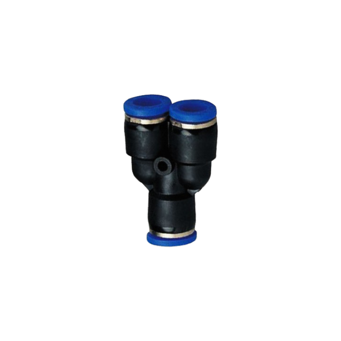 PY - STD PUSHFIT TUBE Y PIECE